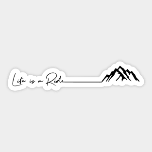 mountain bike mtb snowboarding skiing outdoor mountain sports gift Sticker